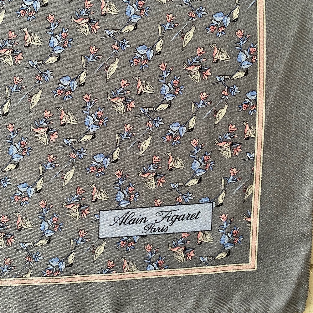 Alain Figaret Paris Unisex 15 x 15" Silk Scarf